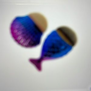 Mystic chubby mermaid & seashell brush set